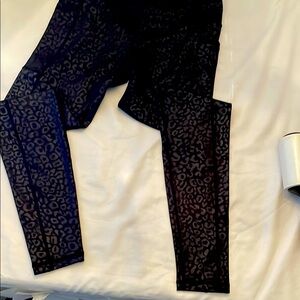 CVG Black Leopard leggings.  NWOT.